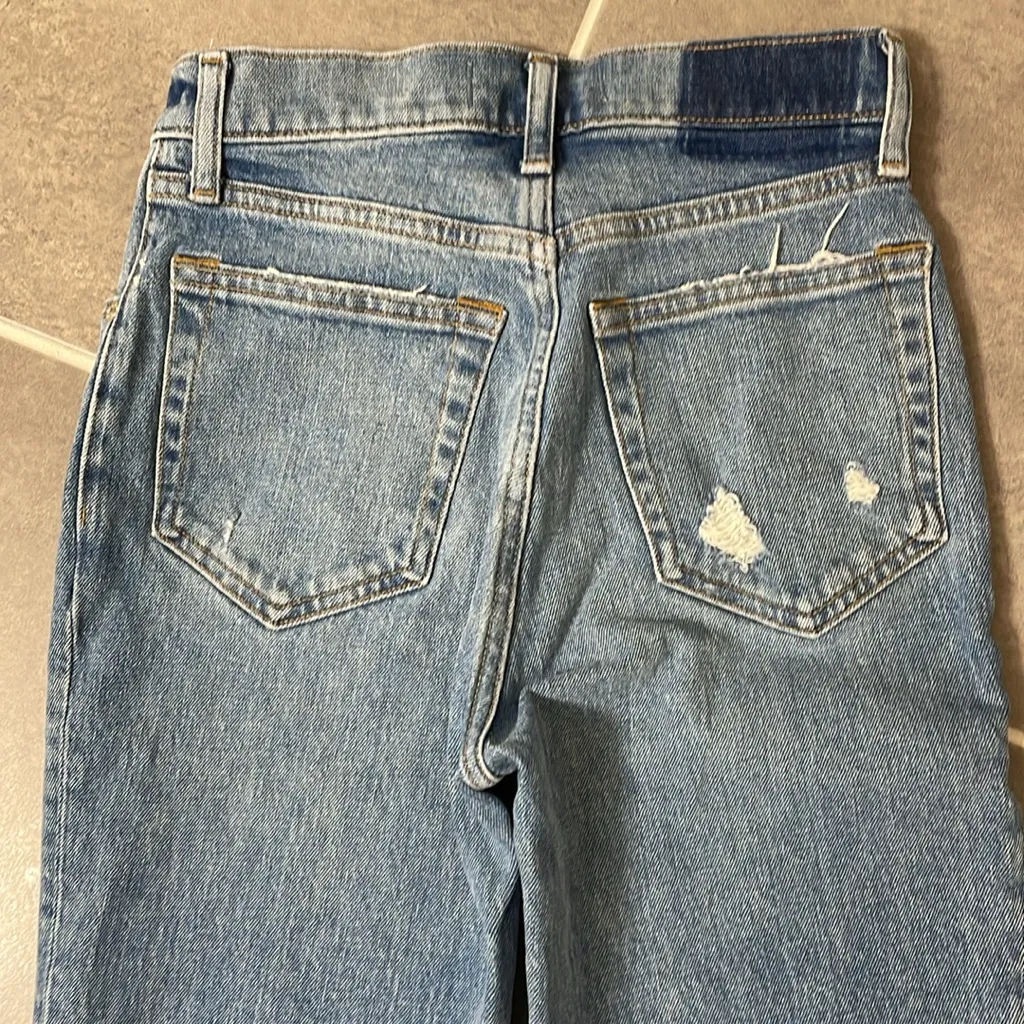 Abercrombie & Fitch Curve Love 90s Straight Ultra High Rise size 24x28 - Image 9