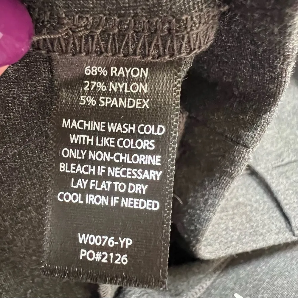 NWT BetaBrand Classic Dress Pant Yoga Pants Straight Leg Charcoal Medium Petite - Image 16