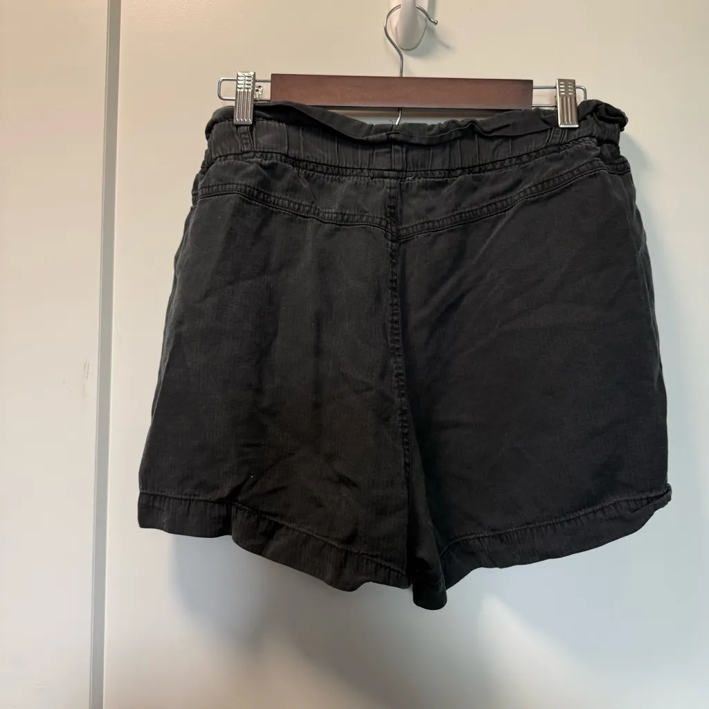 Thread and Supply Pull On Black Flowy Short‎ Lightweight Elastic Waist Stretch M Size M - Image 2