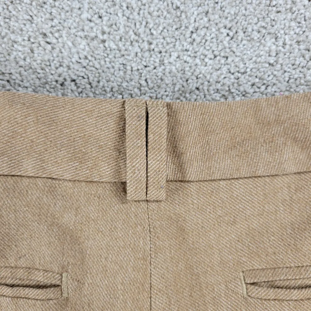 Banana Republic Womens Dress Pants 4 Beige Martin Fit Wool Blend Italian Fabric - Image 5