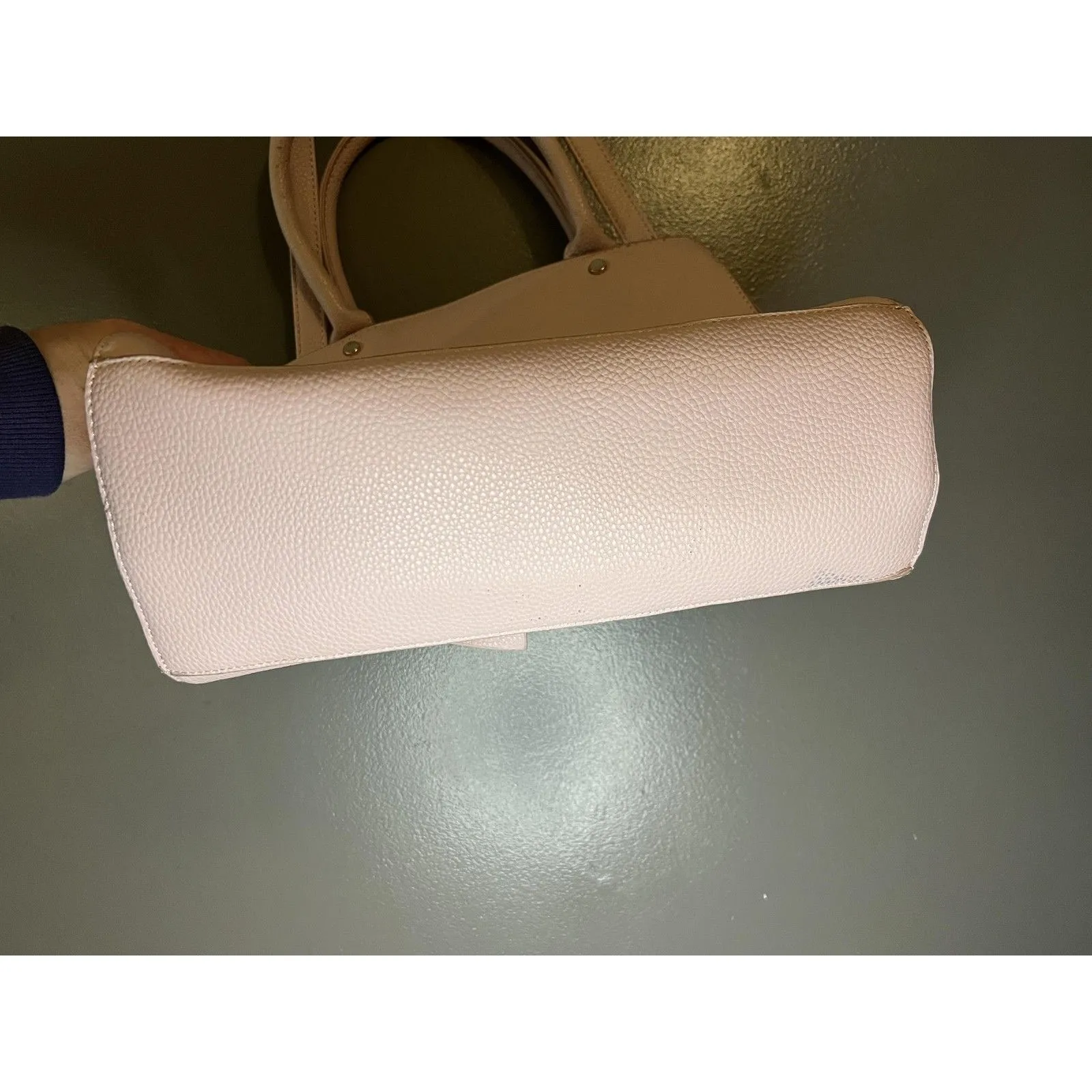 Crossi Pink Bow Satchel Bag Womens Faux Leather Top Handle Crossbody Purse - Image 7