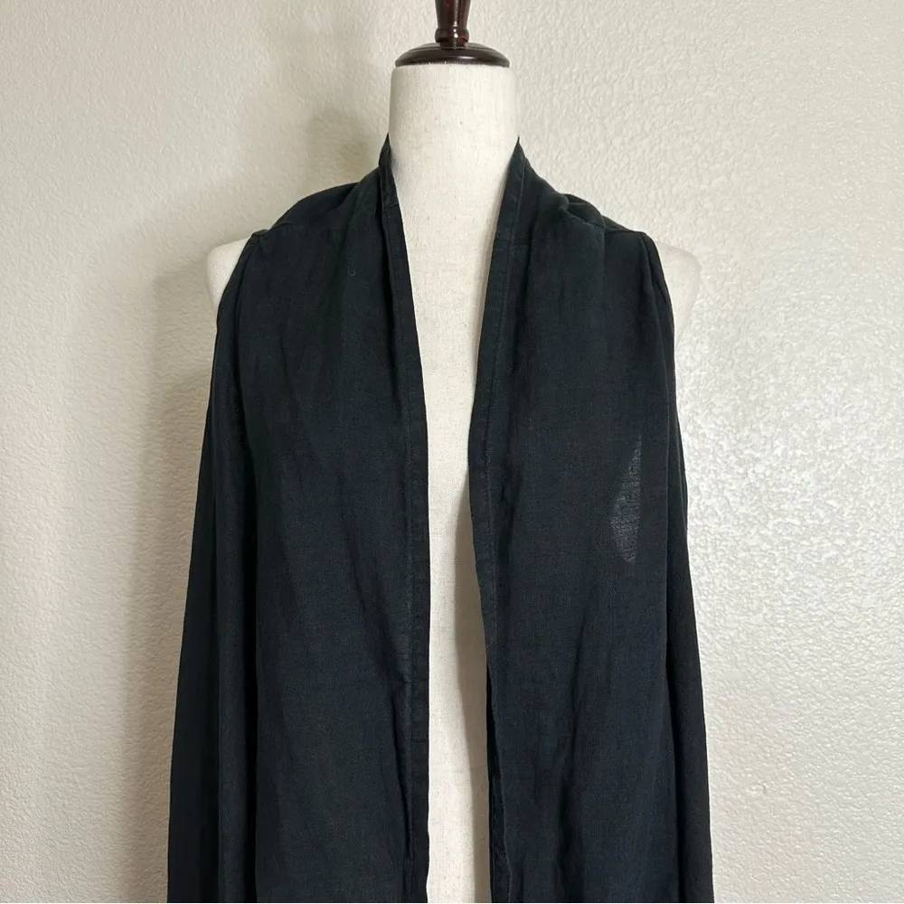 Bryn Walker 100% Linen Open Front Drape Cardigan, Sz Small - Image 2