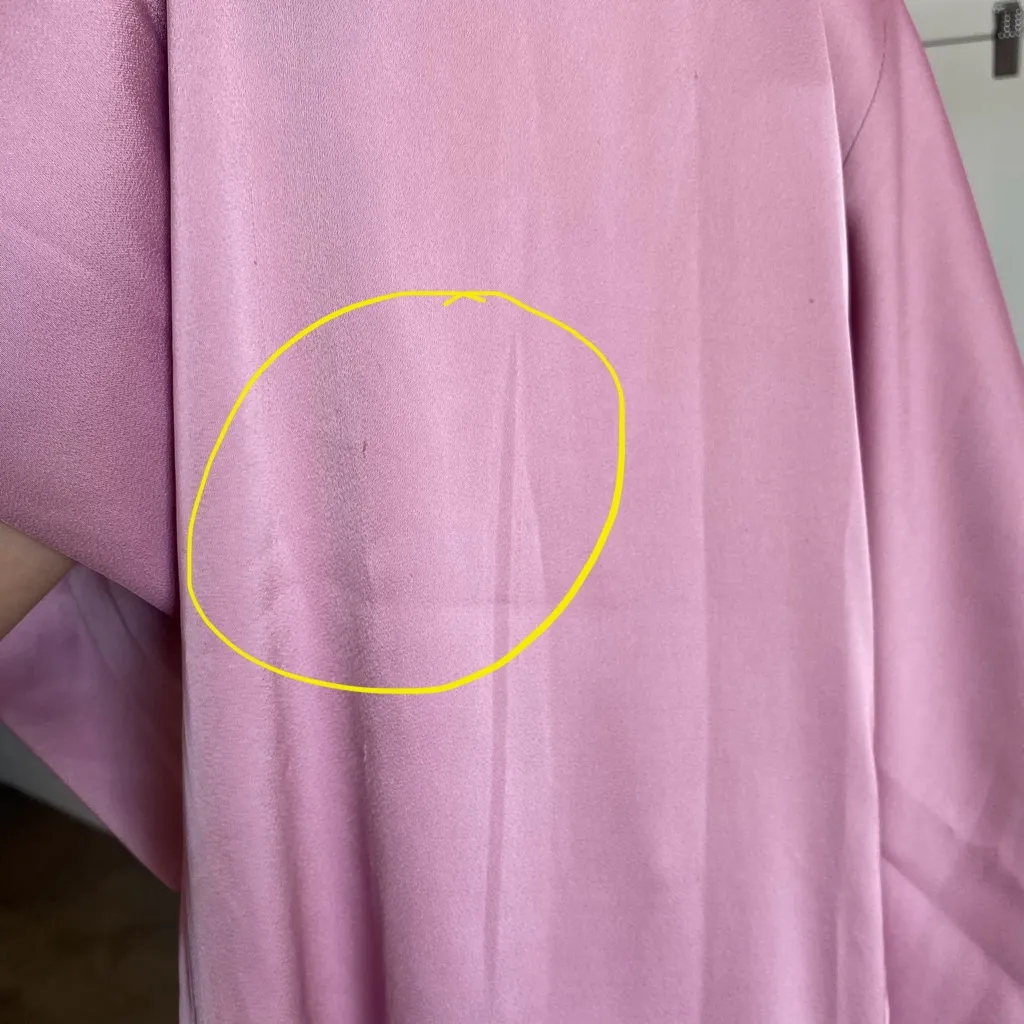 $415 NWT V. Chapman “June” Strapless Wrap Gown in Mauve Mist Sz 4 Pink - Image 12