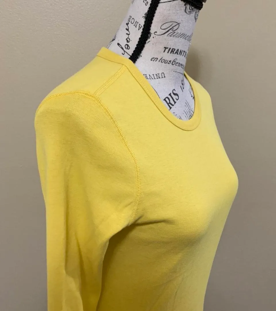 Sport Petite Yellow Long Sleeve Top - Image 8