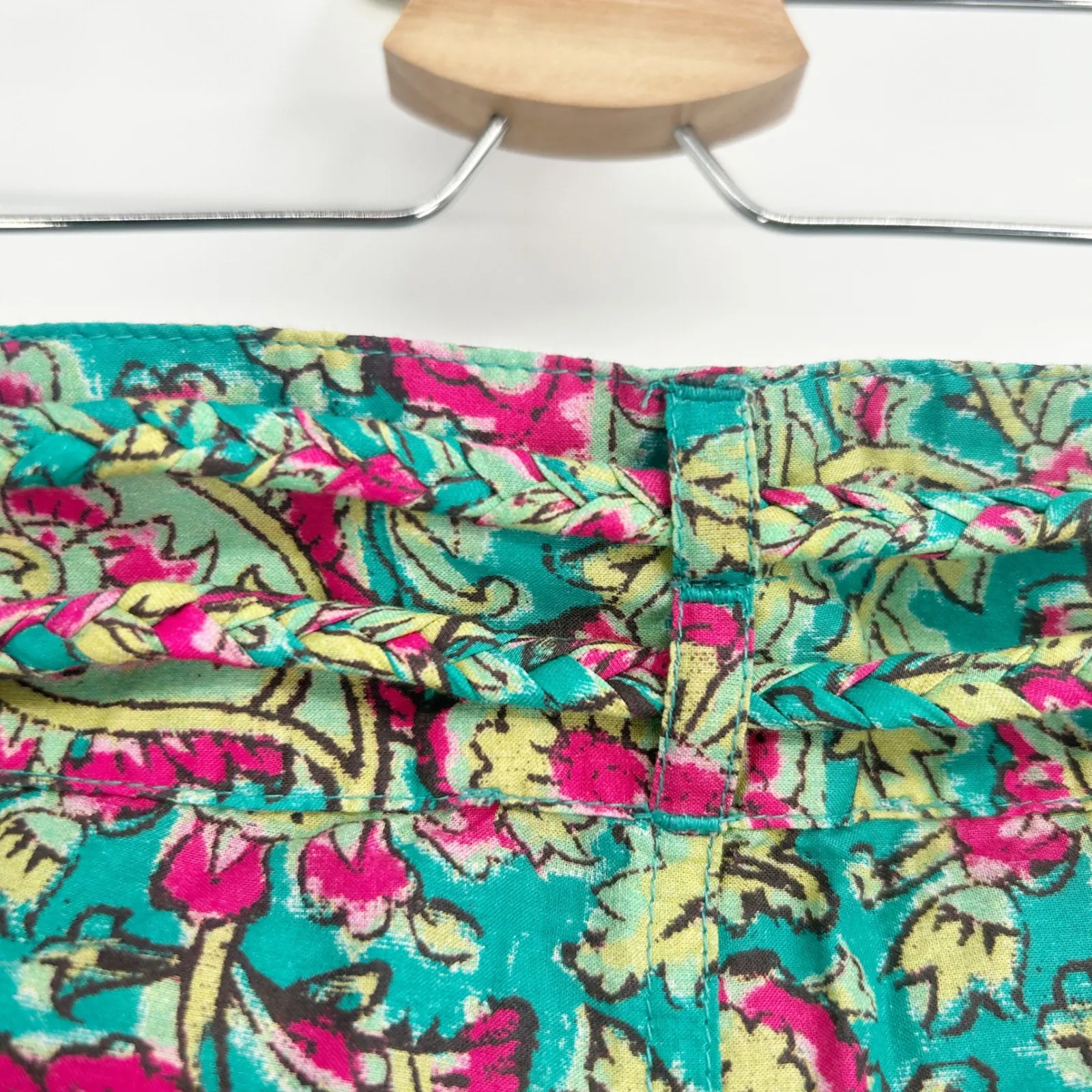 Sundance Womens Bangla Road Beachy Cotton Voile Paisley Print Wide Leg Pants M‎ - Image 7