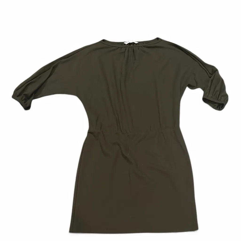 Trina Turk Dark Olive Green Dolman Sleeve Dress Size M - Image 5