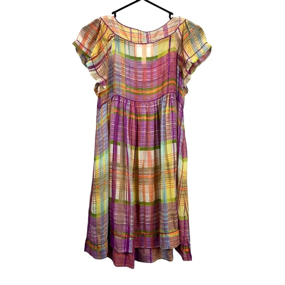 Chelsea & Violet Women's Shear Plaid Dress - Image 2