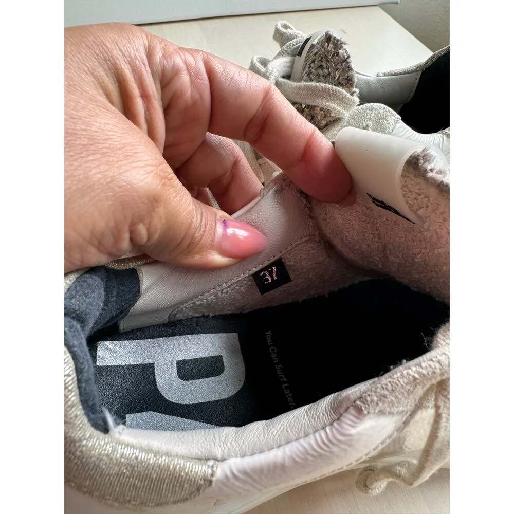 P448 gray and silver Thea Platform Sneaker (Women) size 37 / US 7 - Image 11