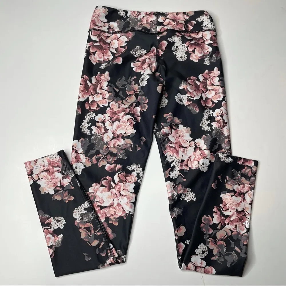 NUX Floral Full Length Leggings Xsmall Black Size XS - Image 3