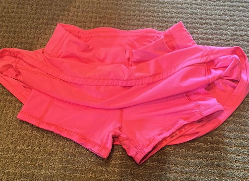 Lululemon sonic pink pace rival long skirt size 6 - Image 2