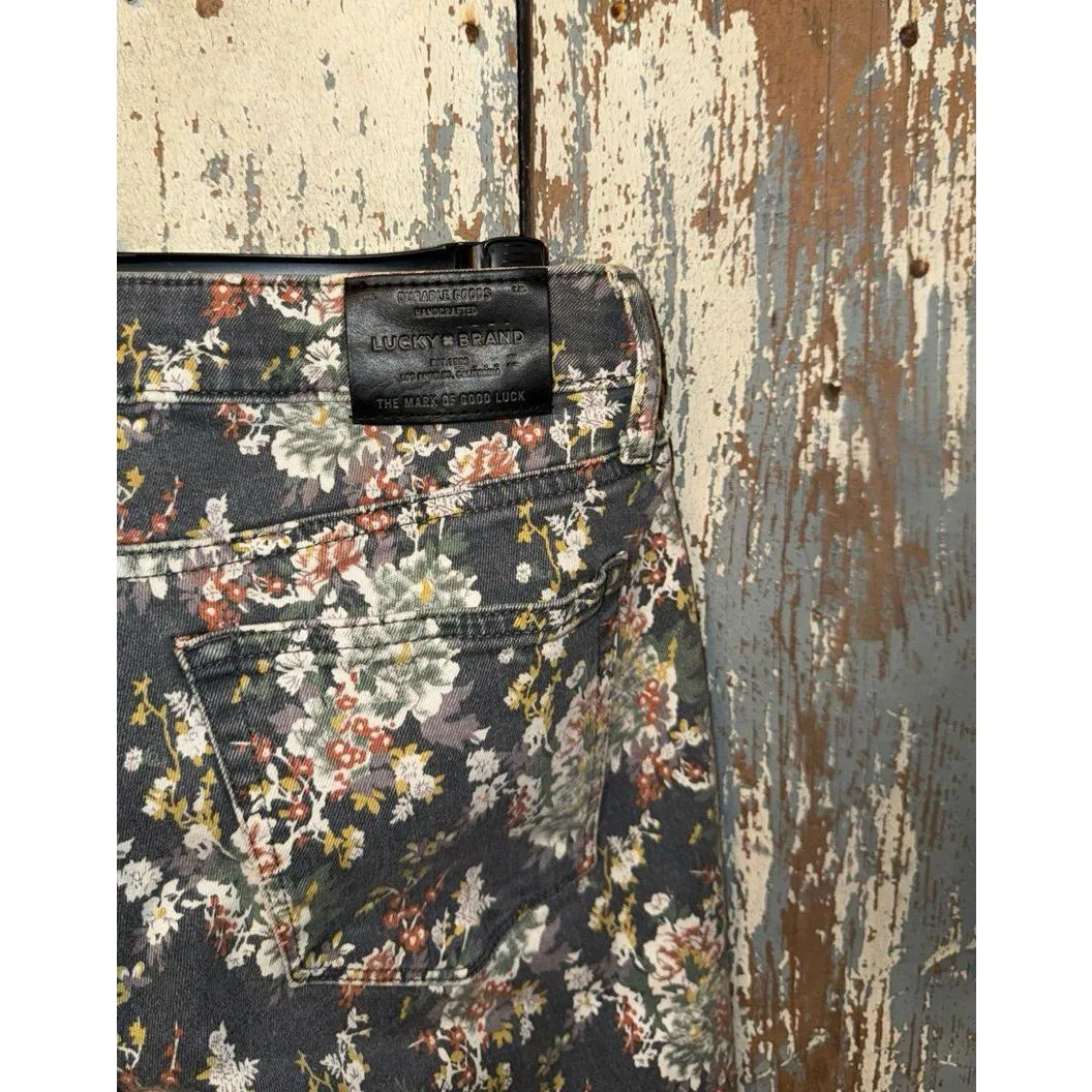 Lucky Brand Lolita Crop Floral Jeans, size 4/27 - Image 4