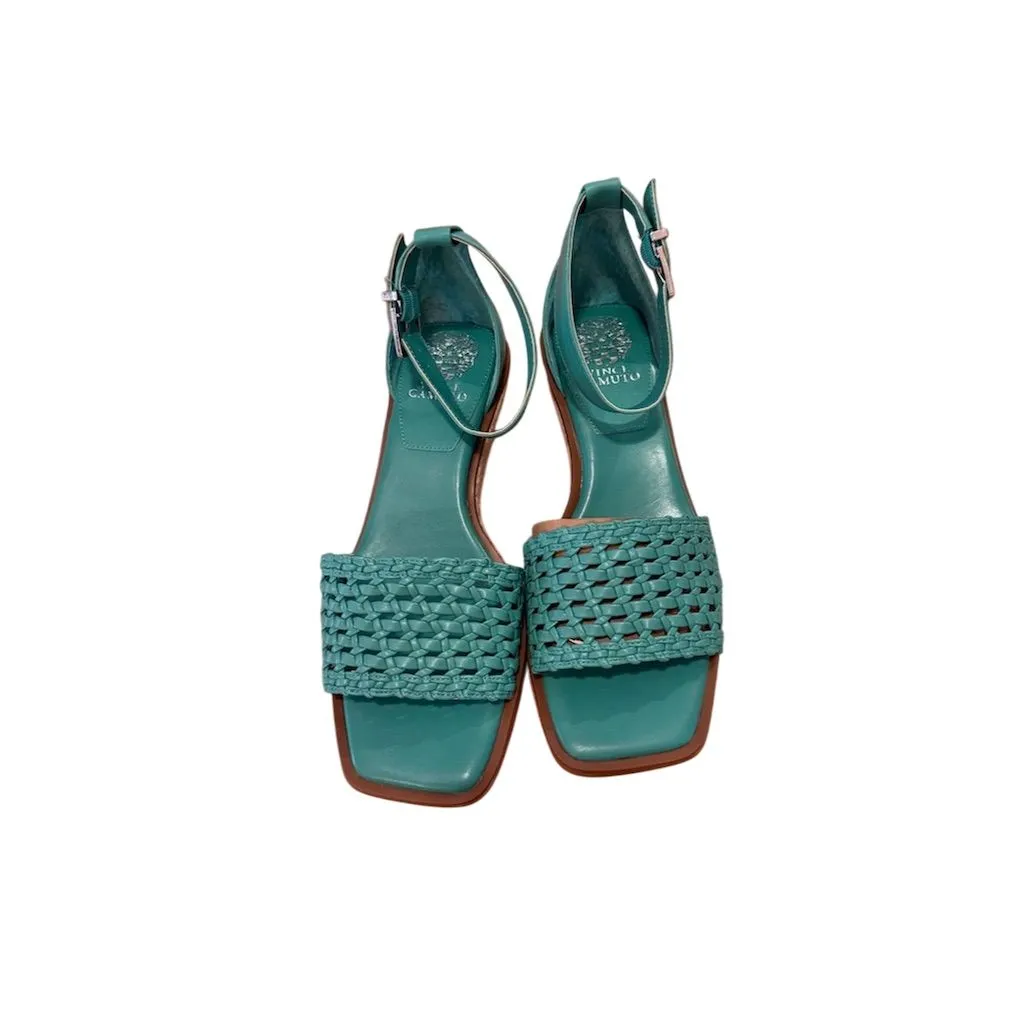 Vince Camuto Women's Espadrille Wedge Sandals Blue Size 9W - Image 2