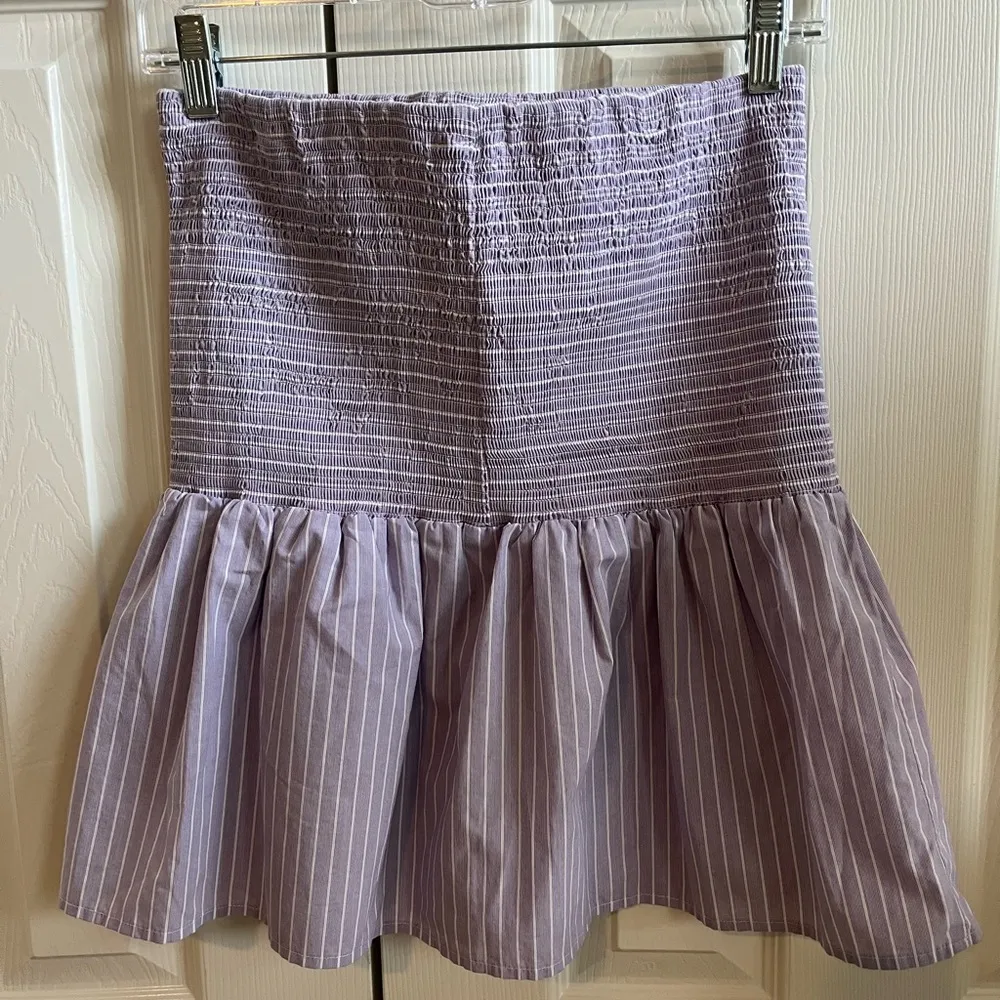 Brand New Nation LTD Priscilla Smocked Skirt Vacation Stripe Size M - Image 4