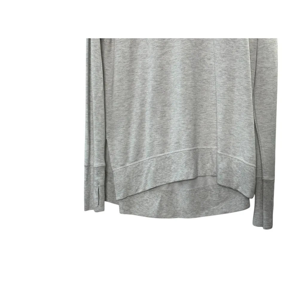 Athleta Heather Gray Coaster Luxe Sweatshirt Women's Size Small - Image 5