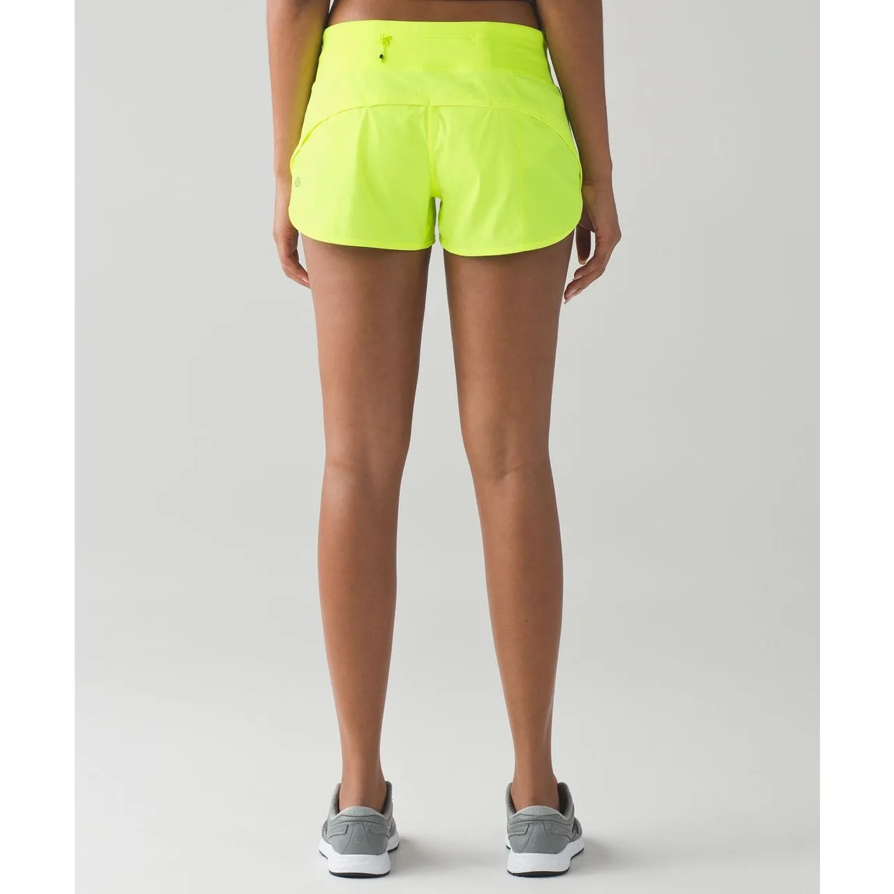Lululemon Speed Up Running Shorts Neon Ray Yellow 2 - Image 2
