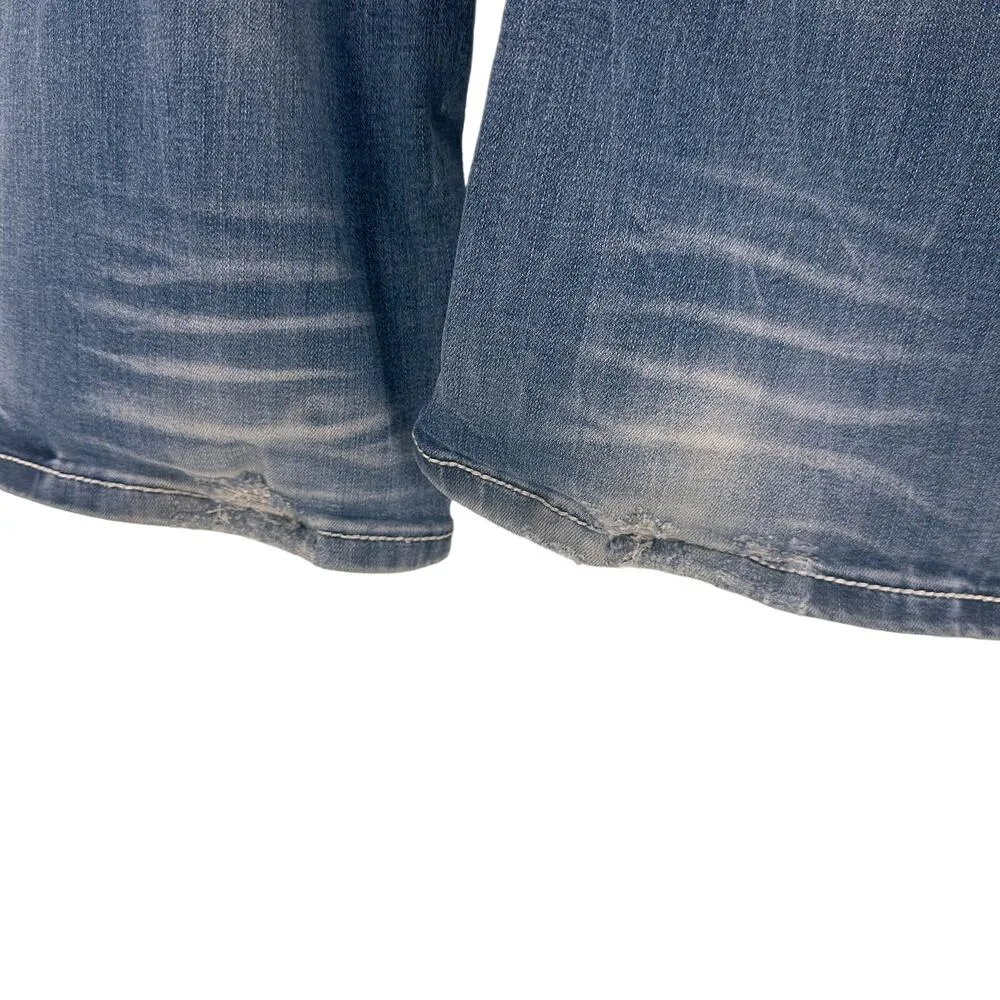 Miss Me Women's Blue Stretch Signature Boot Cut Jeans Size 29 - Image 5