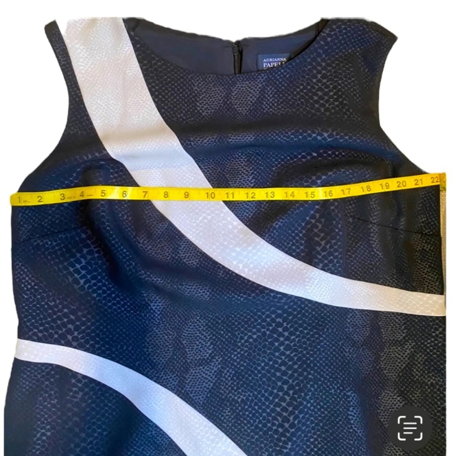 Adrianna Papell Dress 18W Classic Plus Size Cocktail Dress Sheath Semi Formal - Image 5