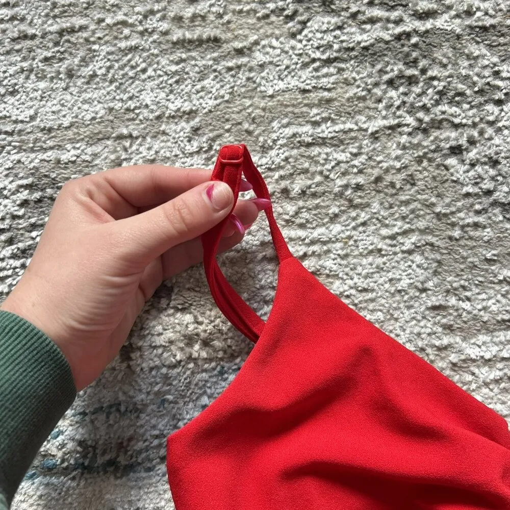 B. Darlin Red Cocktail Party Prom Homecoming Formal Dress Womens 7/8 - Image 3