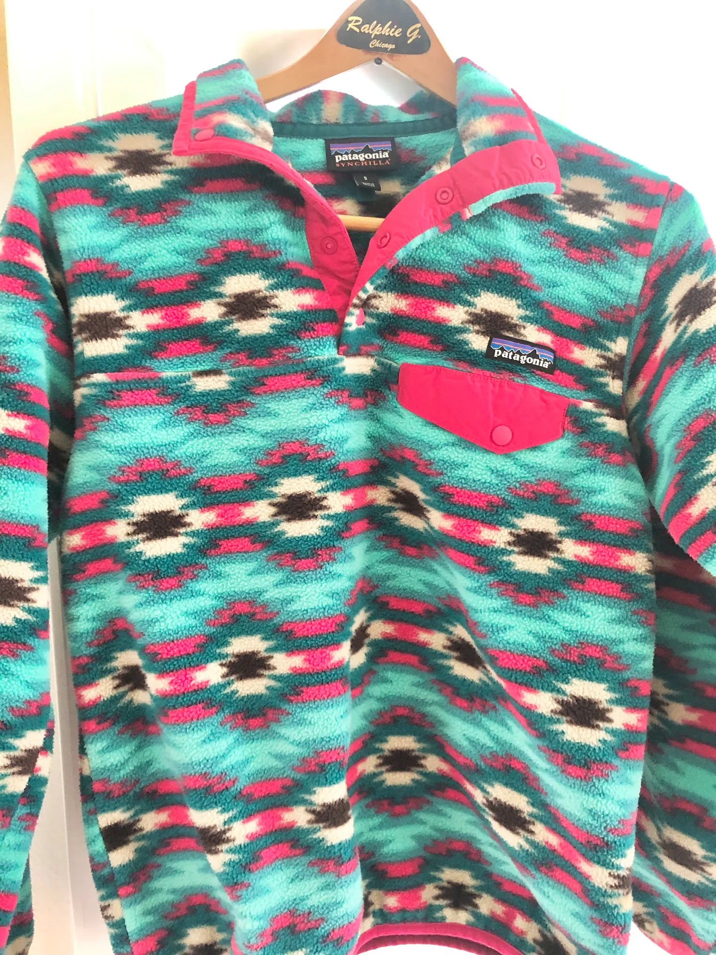 Patagonia Wild Desert Aztec Synchilla Snap T - Image 3