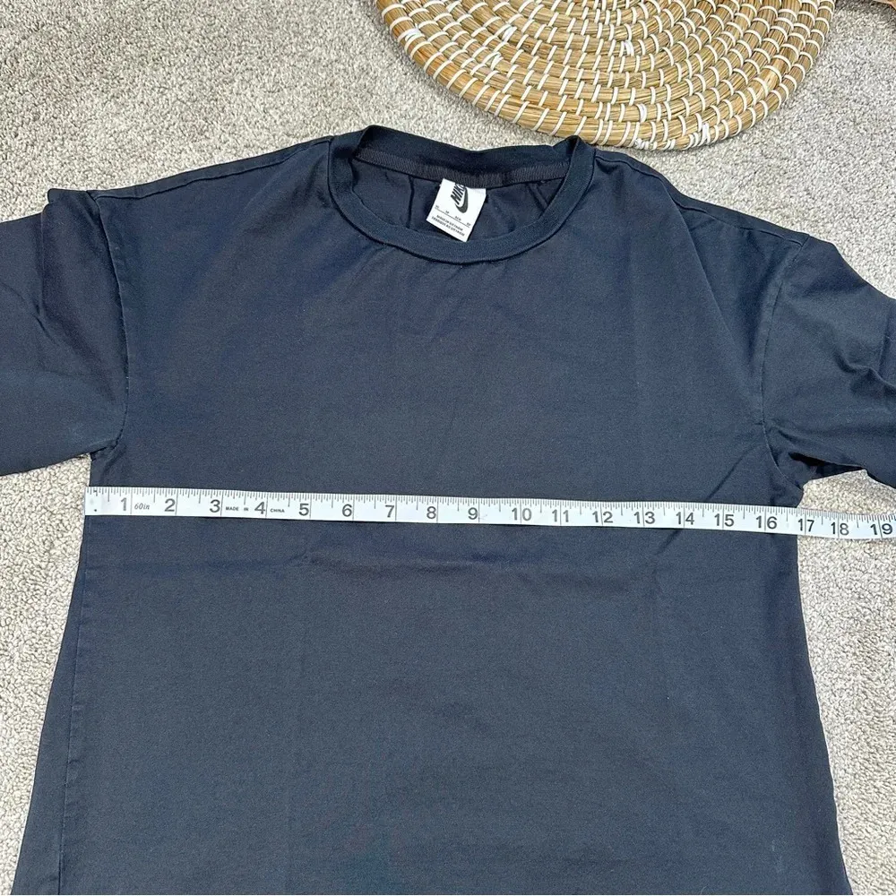 Nike Women’s Short Sleeve Cotton Shirt Top Crewneck in Black XS - Image 13