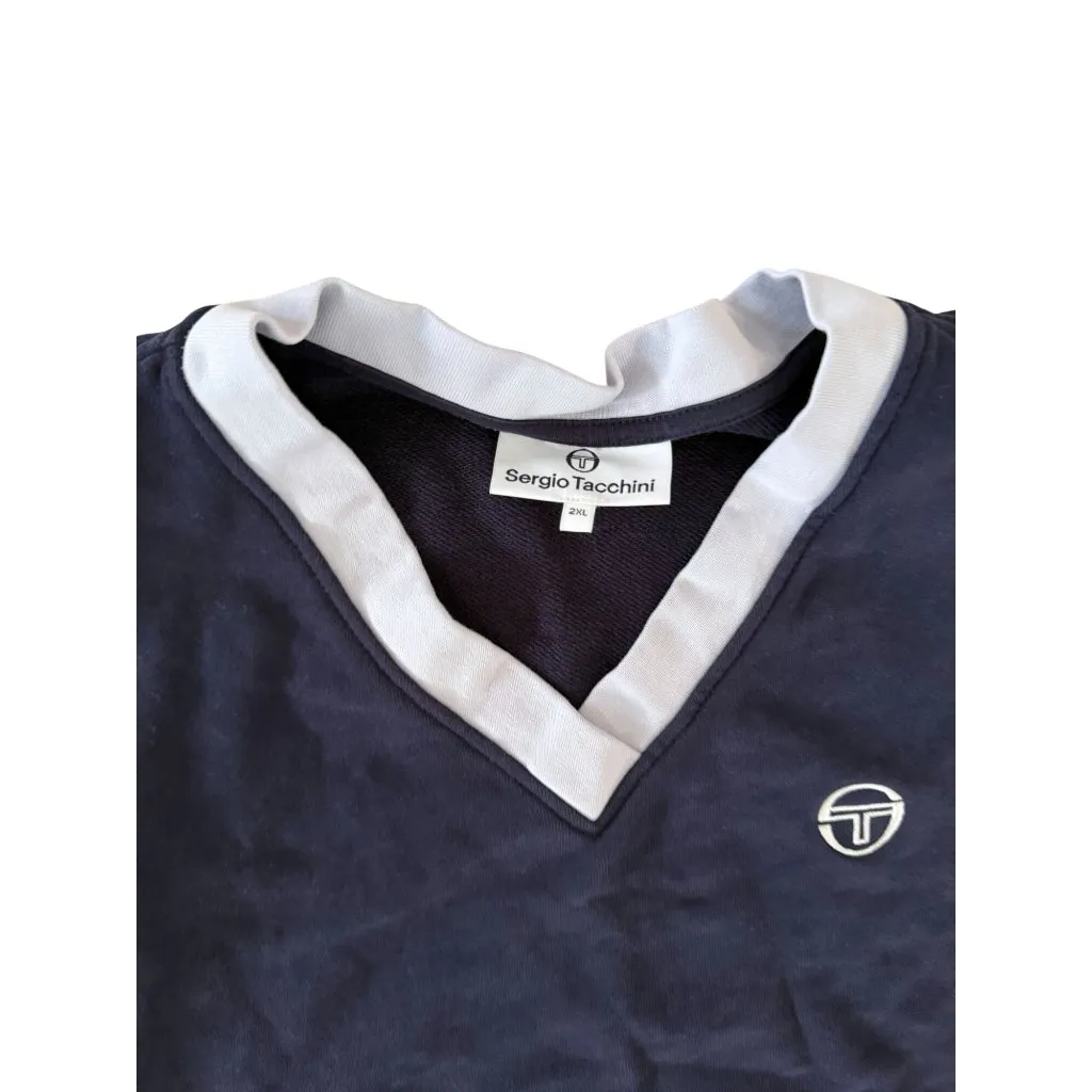 SERGIO TACCHINI Navy Blue White Two Piece Tennis Top and Skort Size XXL - Image 6