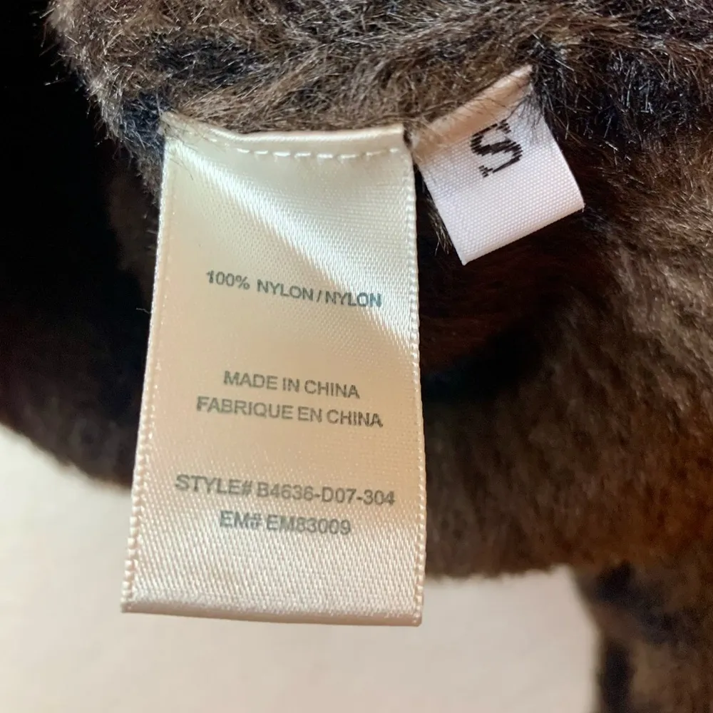 Fuzzy Leopard Print Sweater From Revolve Brown Black Size Small - Image 6