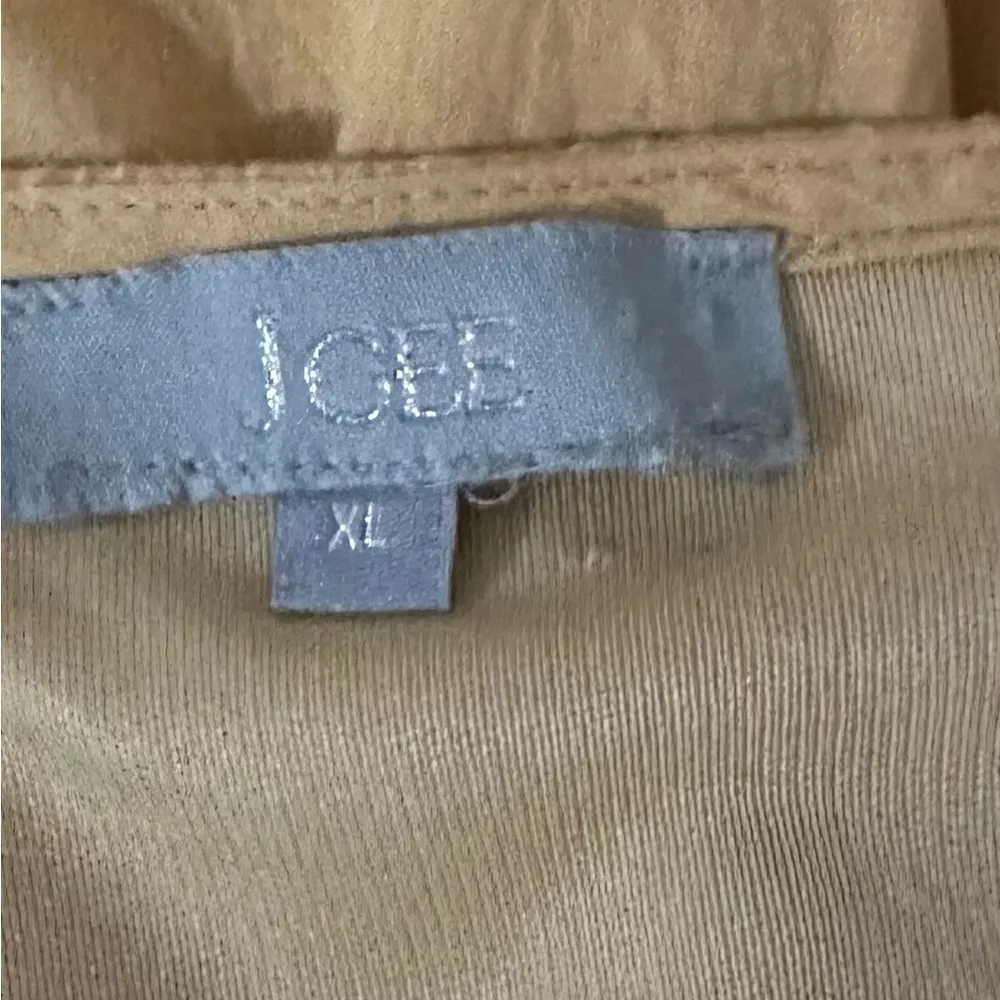 Jgee mustard Yellow Sleeveless Dress eyelet tiered sz xl - Image 3