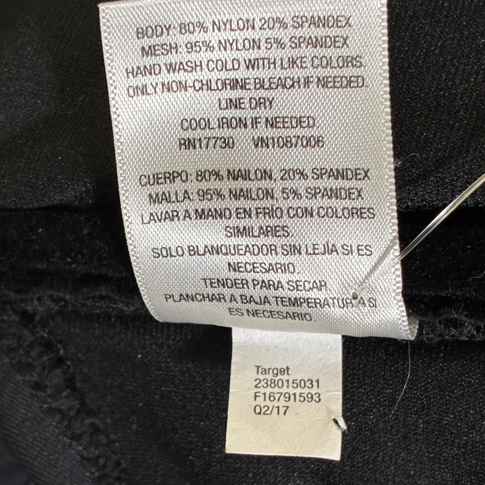 Mossimo Womens Bandeau Ruched Mesh One Piece Swimsuit Size S Black Minimalist - Image 8