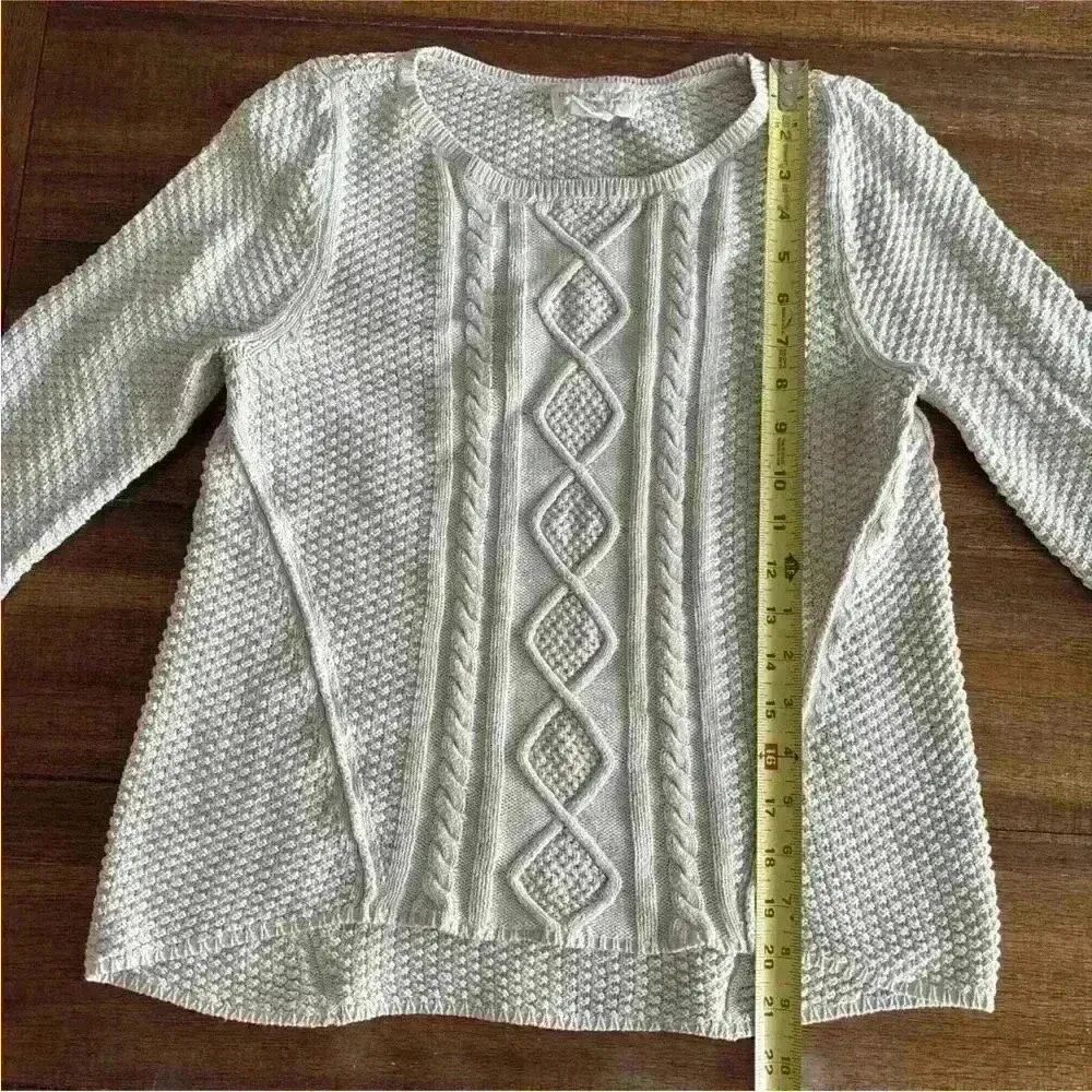 Denim & Supply Ralph Lauren Womens Cable Knit Sweater Size Small Cotton - Image 7