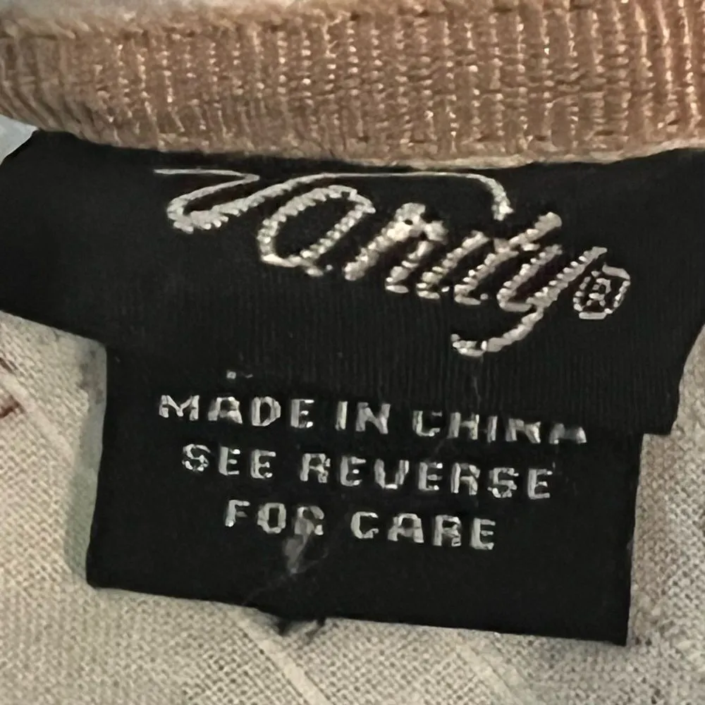 Vanity women’s small floral print button up 3/4 sleeve roll‎ cuff blouse - Image 4