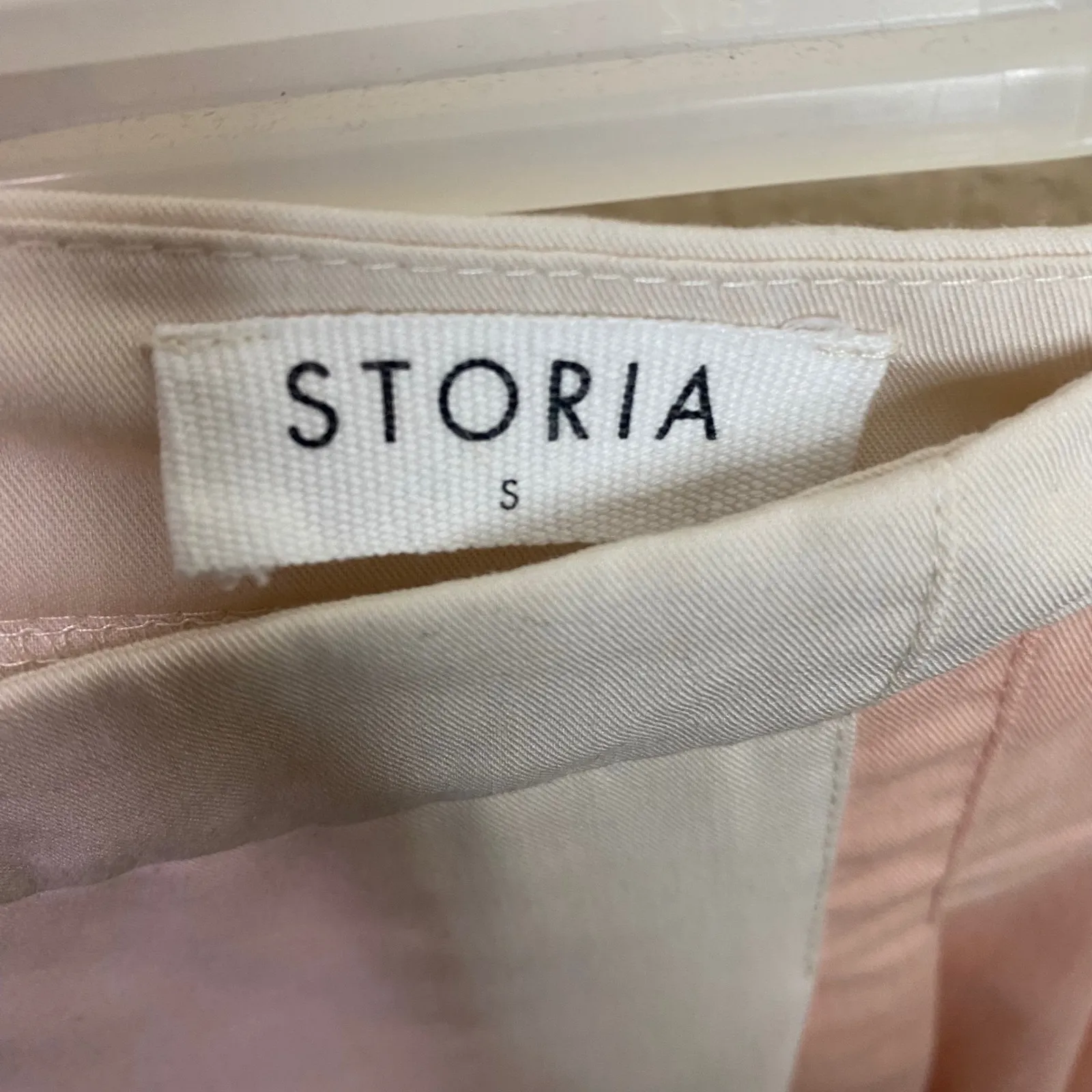 STORIA Colorblock Pleated Preppy Tennis Style Skirt Skort Asymmetrical Wrap Sz S - Image 3