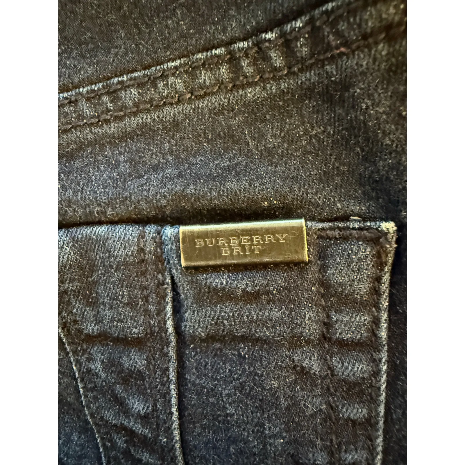 Burberry Brit Mid Rise Westbourne Skinny Ankle Jeans Denim Blue Women's Size 29 - Image 11