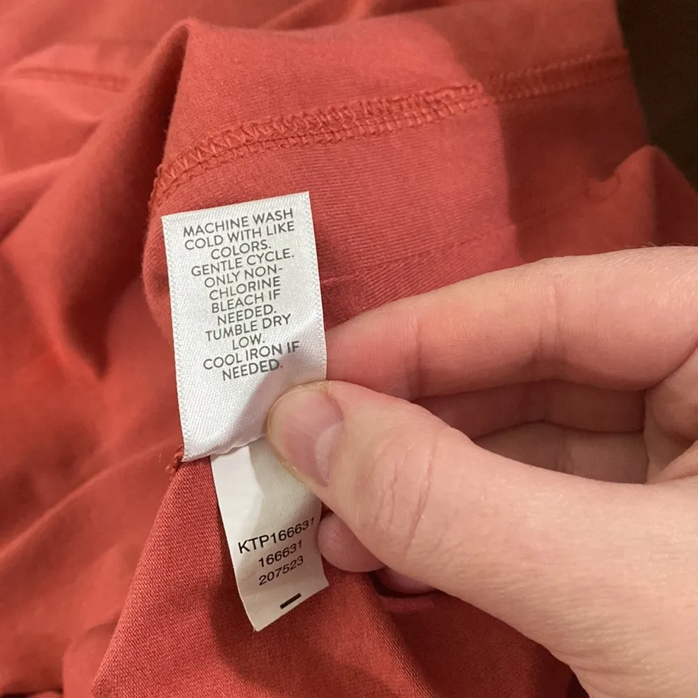 J Jill salmon orange luxe supima forward seam tunic size S - Image 11