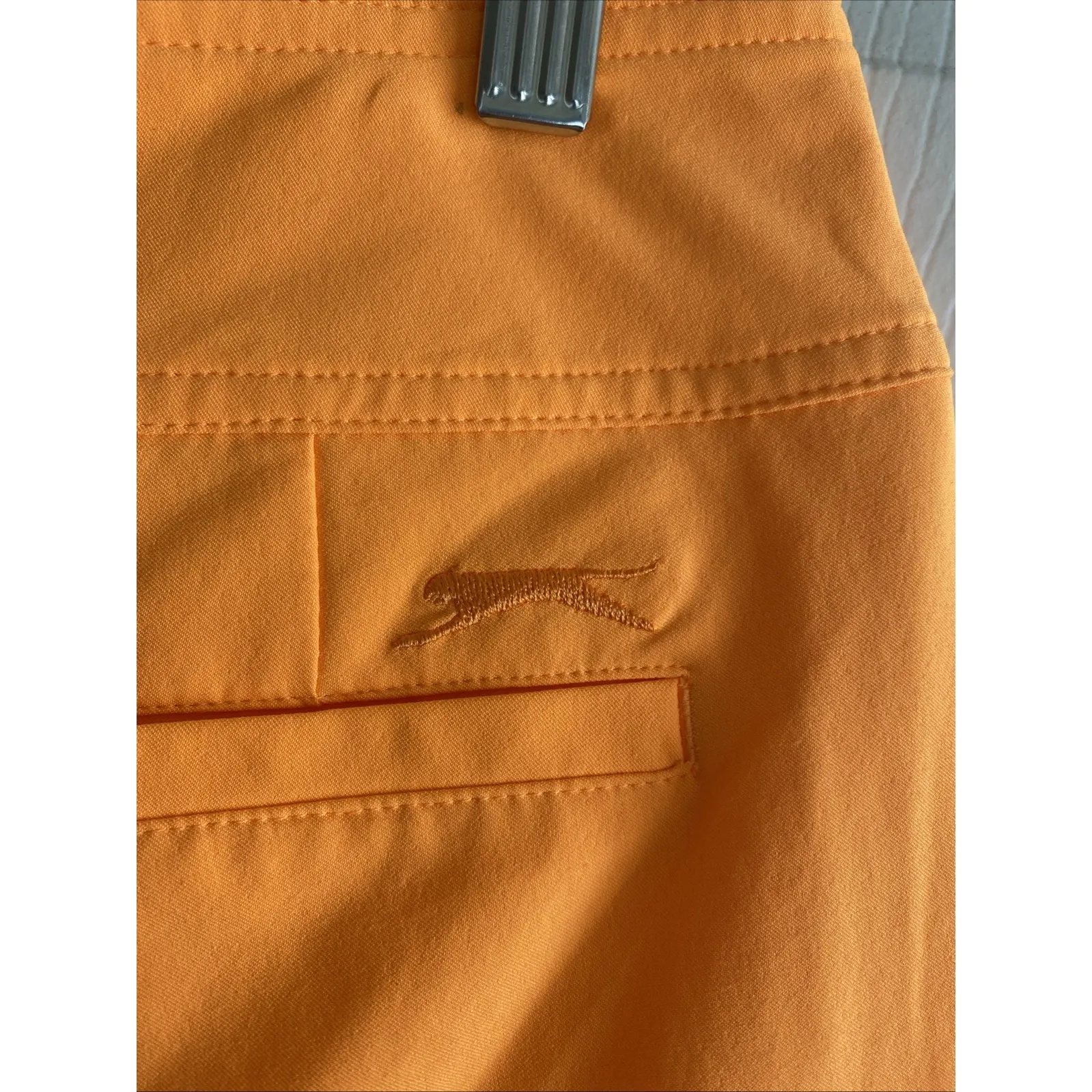 Slazenger Womens 4 Orange Golf Shorts Performance Wicking - Image 7
