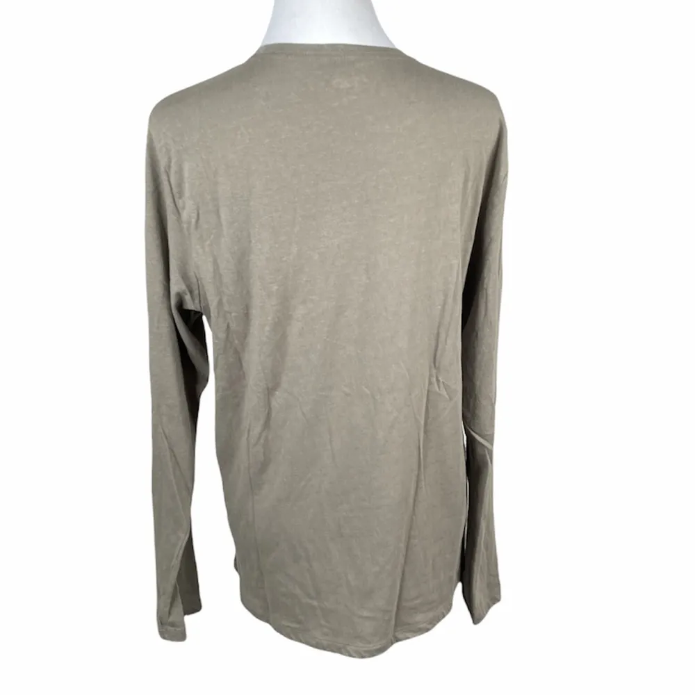 Old Navy Long Sleeve T-Shirt, Olive Green, Large - Image 2