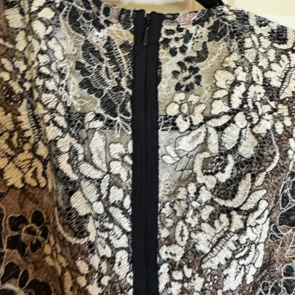 Anthropologie Byron‎ Lars Lace Melange Dress, 6 Black - Image 10