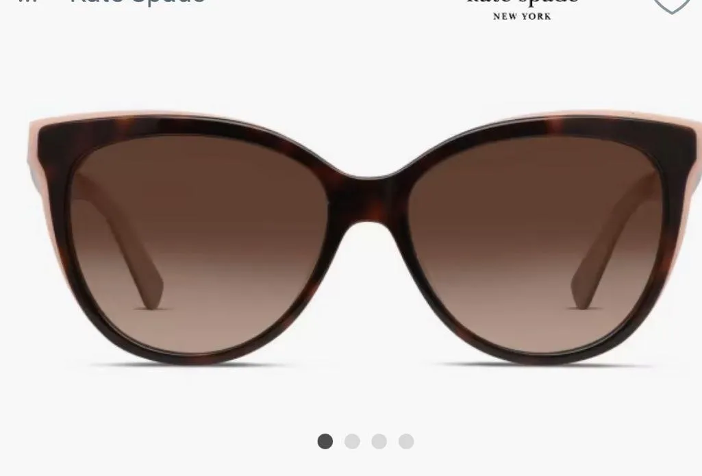 NEW KATE SPADE NEW YORK DAESHA/S 0T4LA HAVANA AUTHENTIC FRAMES EYEGLASSES 56-16 - Image 6