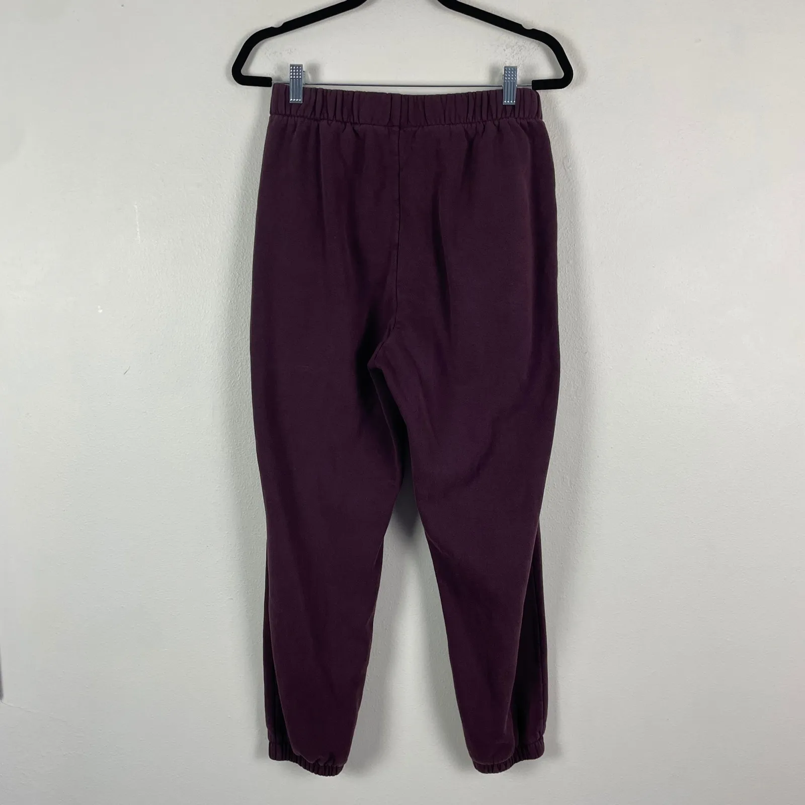 GAP Athletic Dept Sweatshirt Jogger Sweat Set Rich Purple Medium Fleece Lounge - Image 13
