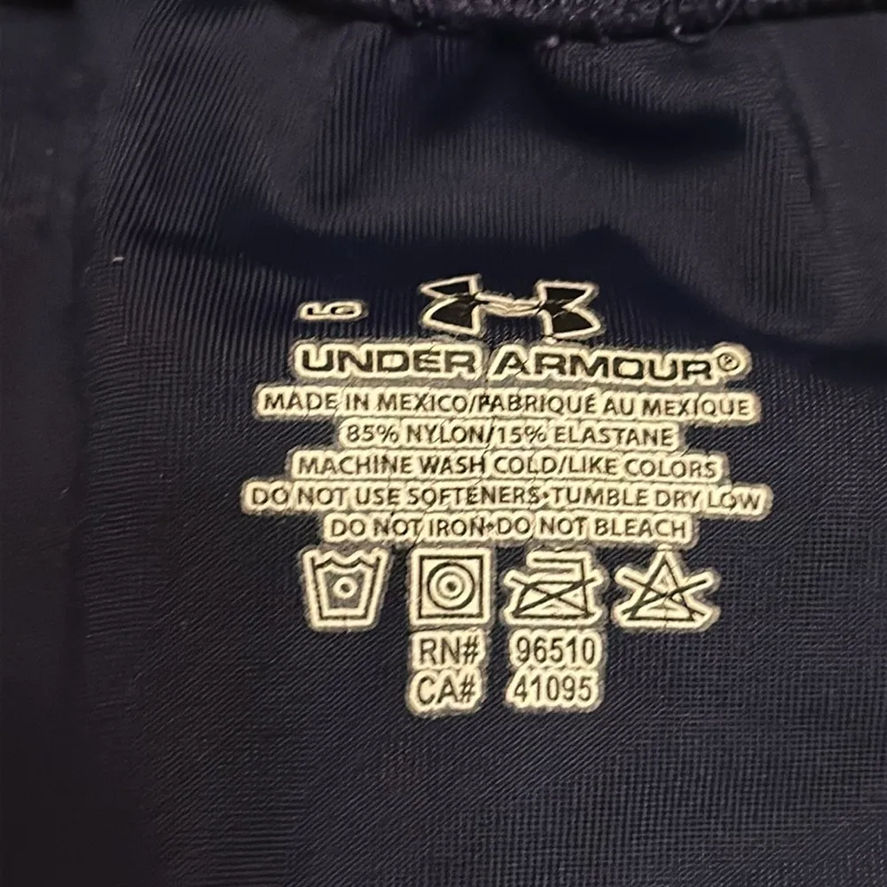 Under Armour Navy Blue Running/Lifting/Gym Shorts - Image 4