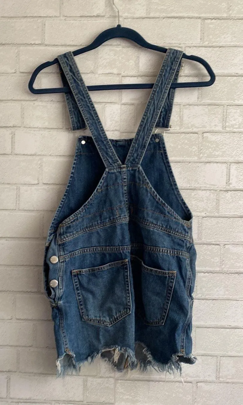 Denim Skirt Overalls - Image 4