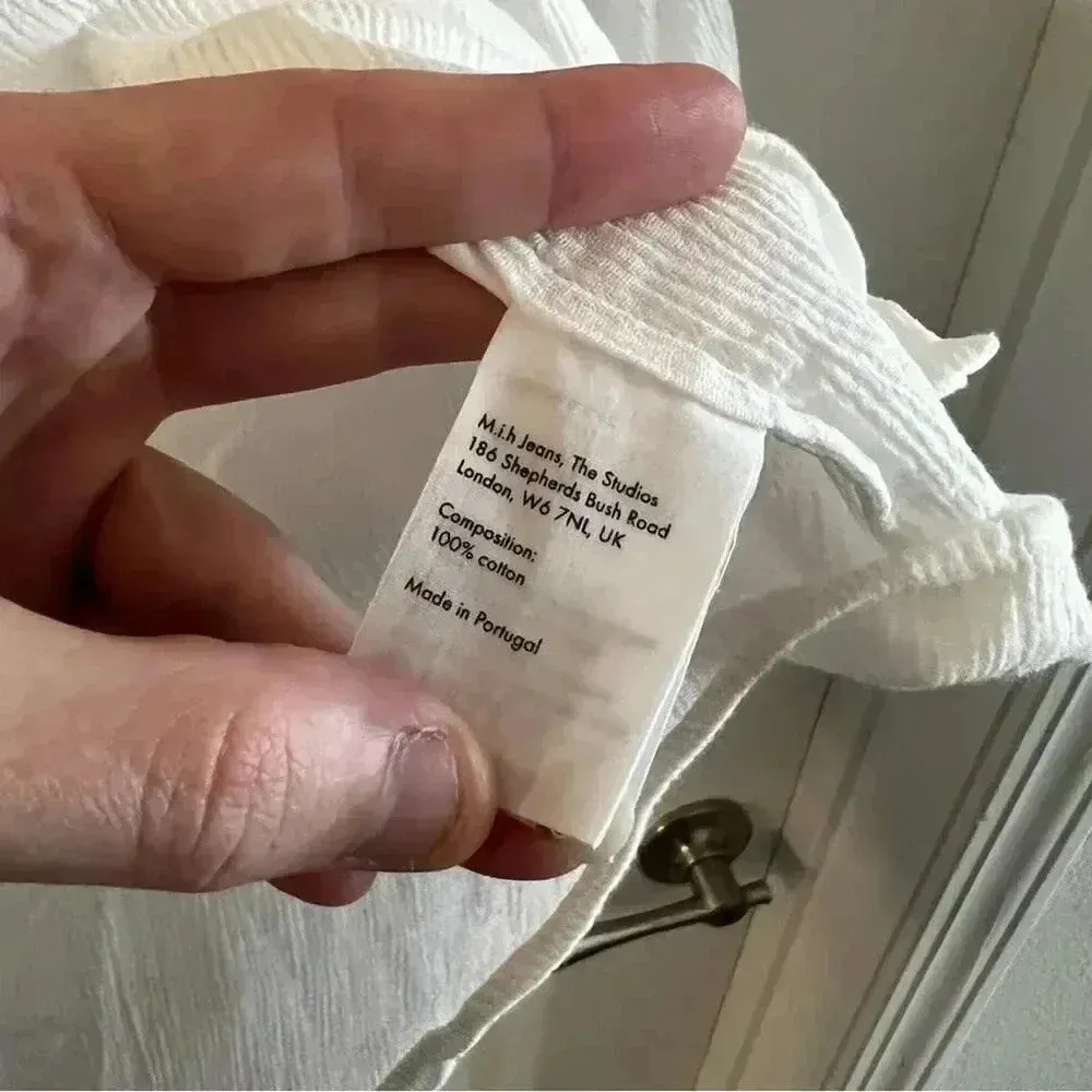 M.i.h Jeans White Button - Image 3