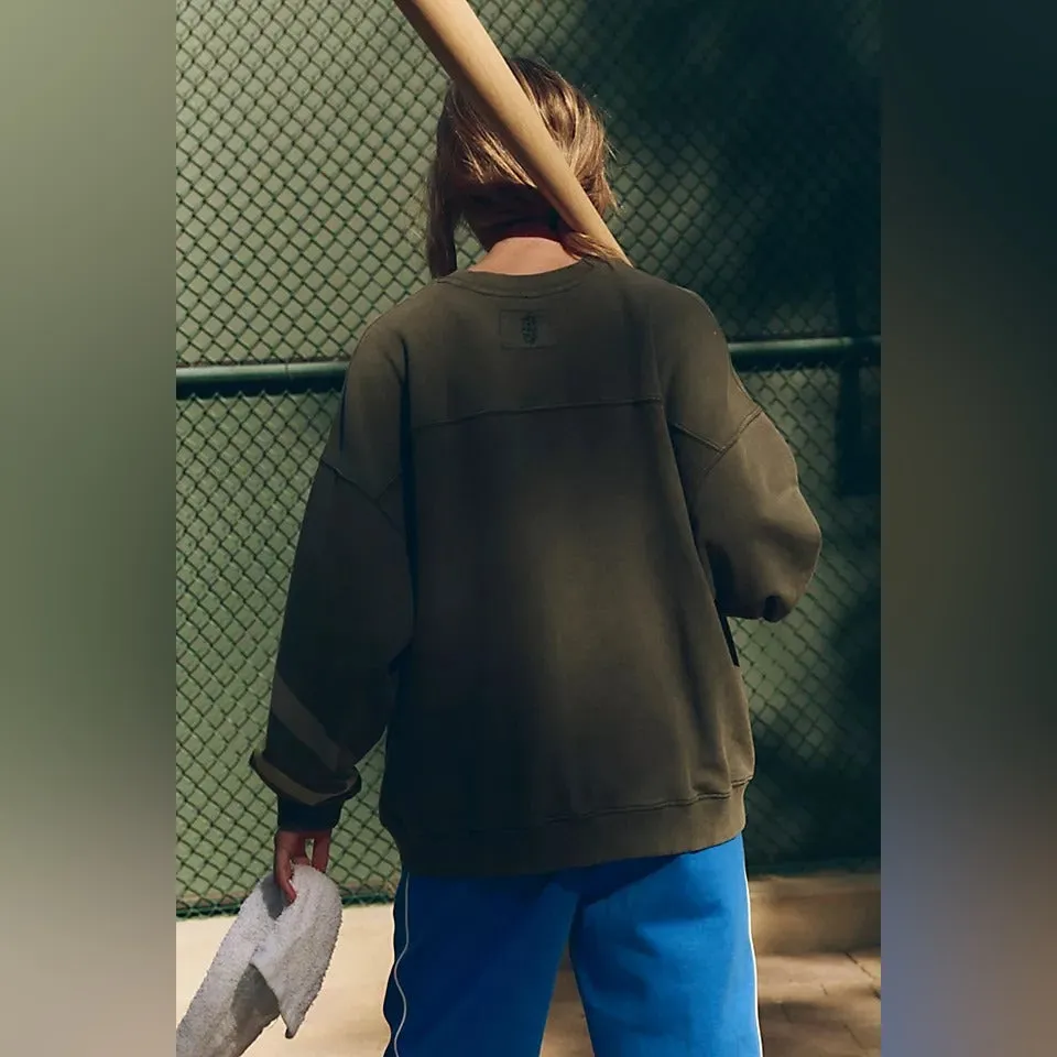 NWT Free People Movement All Star Buti Logo Pullover Ash Combo - Image 4