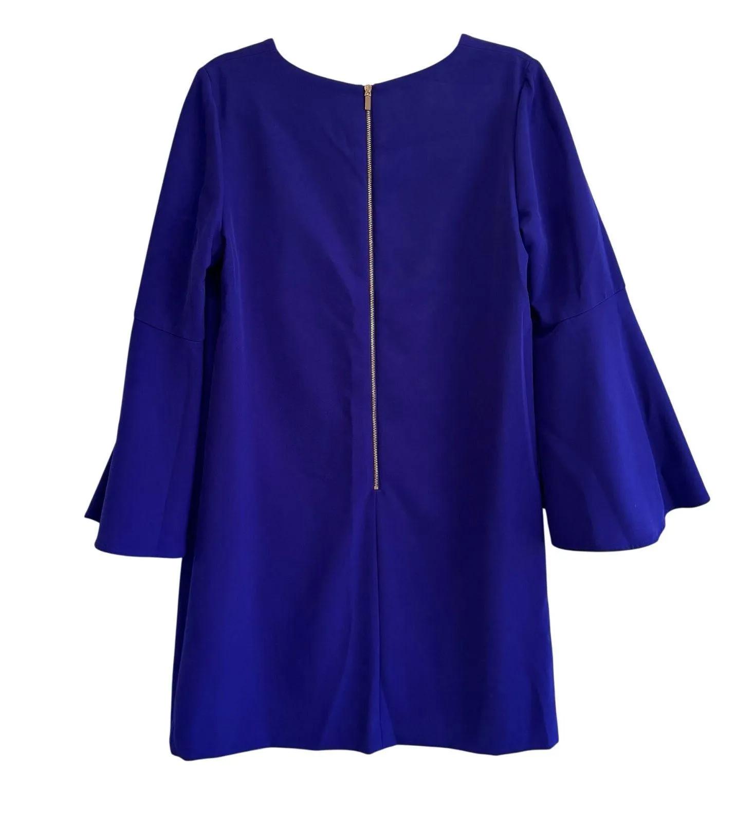 Tahari Arthur S. Levine Purple Bell Sleeve Shift Dress Women’s Size 10 career - Image 3