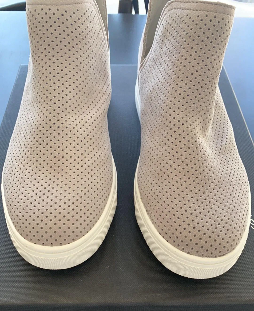 Steven By  Canares High Top Leather Slide Sneakers - Image 3