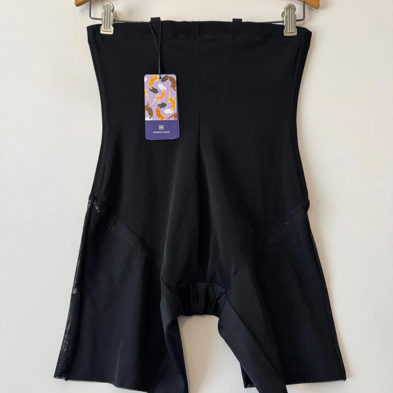 HONEYLOVE‎ Shapewear High Waist Thigh Slimmer Shorts Black - Image 5