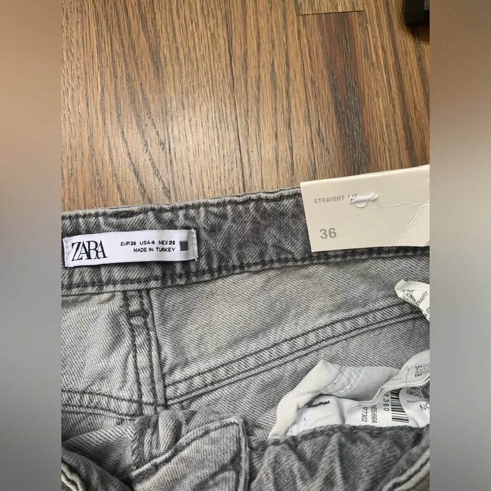NWT Zara straight fit high rise jeans 4 - Image 4