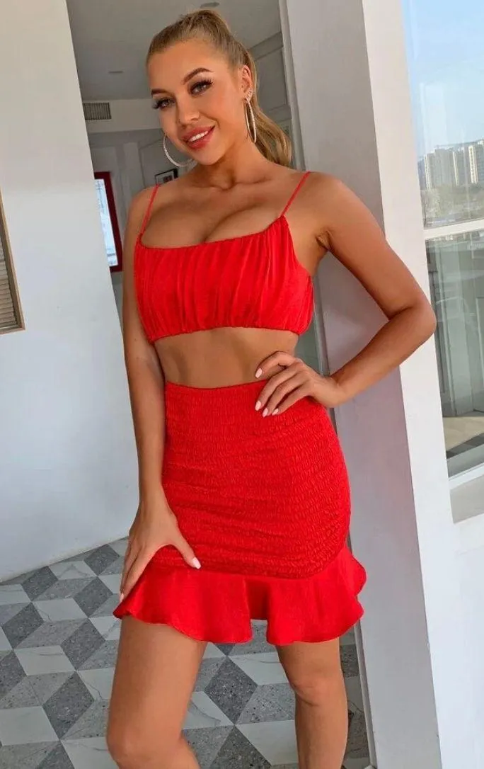 SheIn Two Piece Skirt Set - Image 2