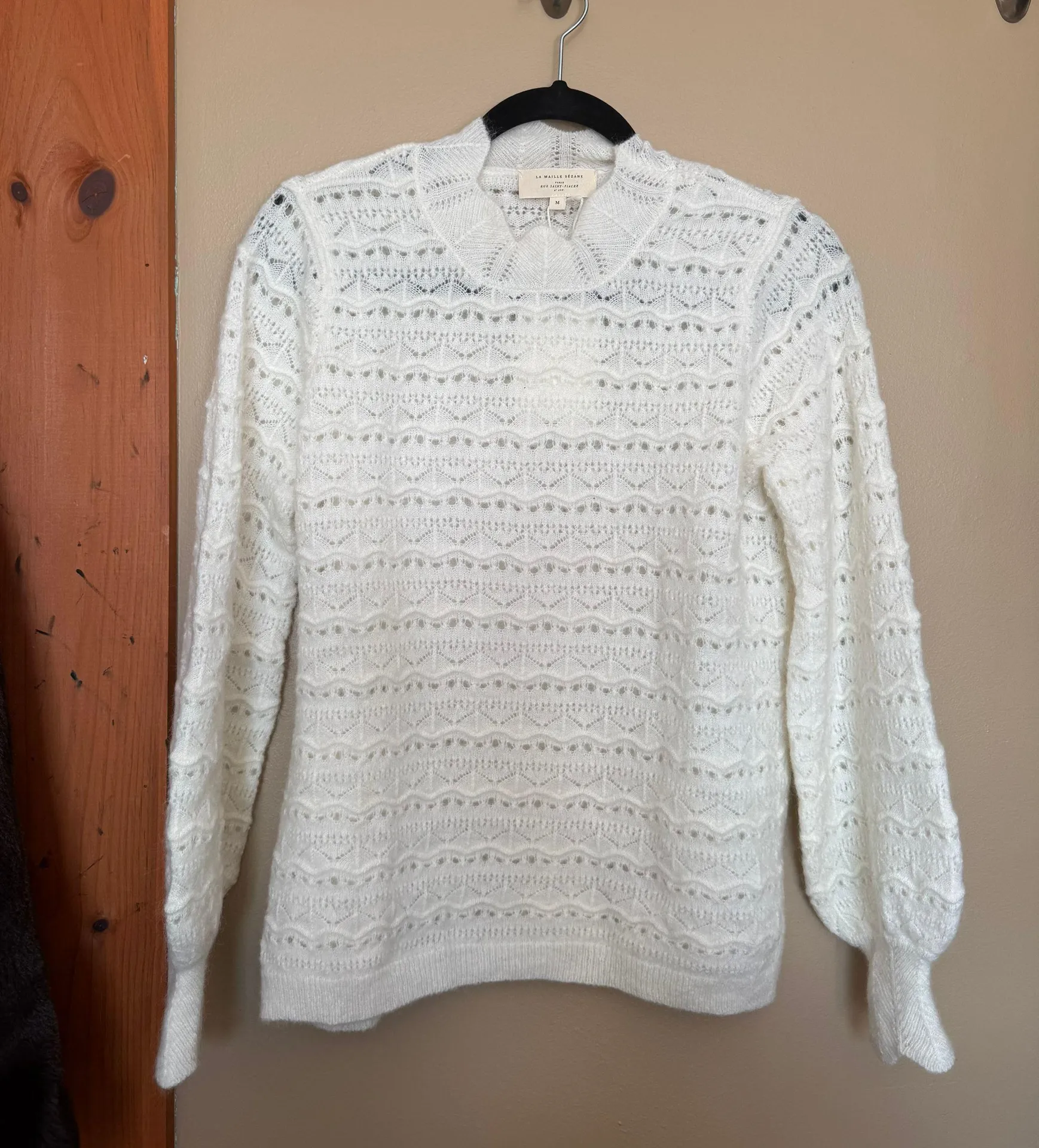 Sezane Lya Sweater In Ecru - Image 3