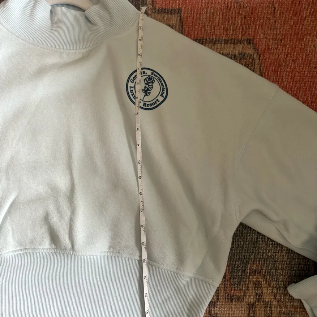 Wild Fable Light Blue Turtleneck Blouse - Image 6