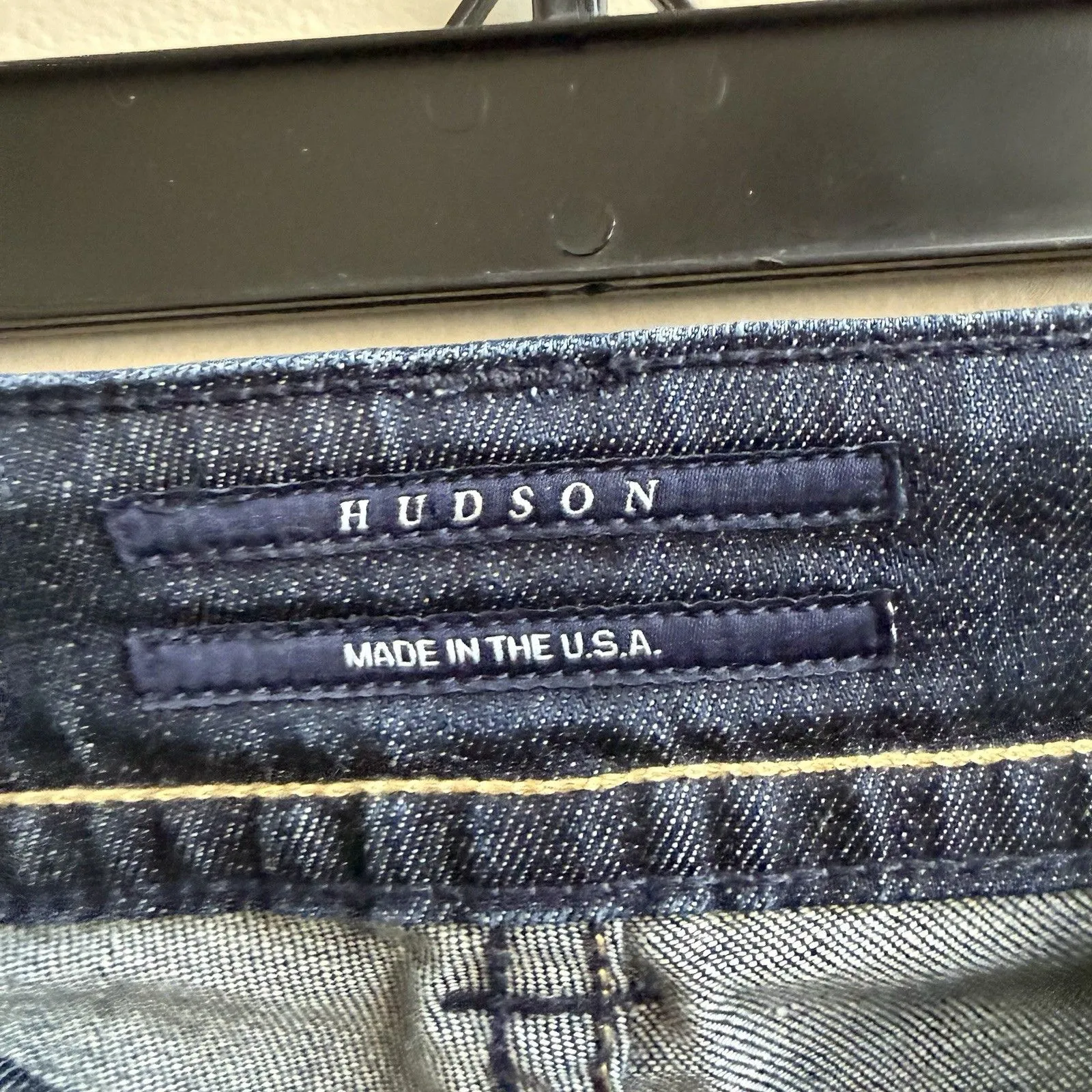 Y2K Hudson Low/Mid-Rise Flare Denim Jeans Zip Fly Stretch Size 32 - Image 5